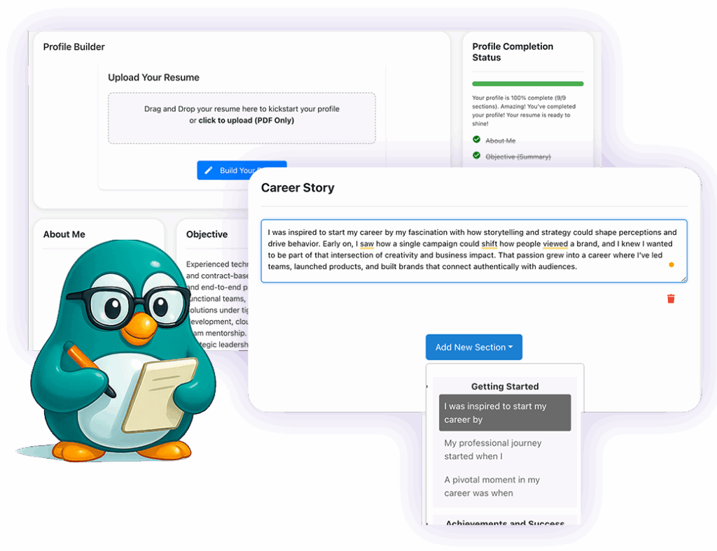 AI Career Archivist hero
